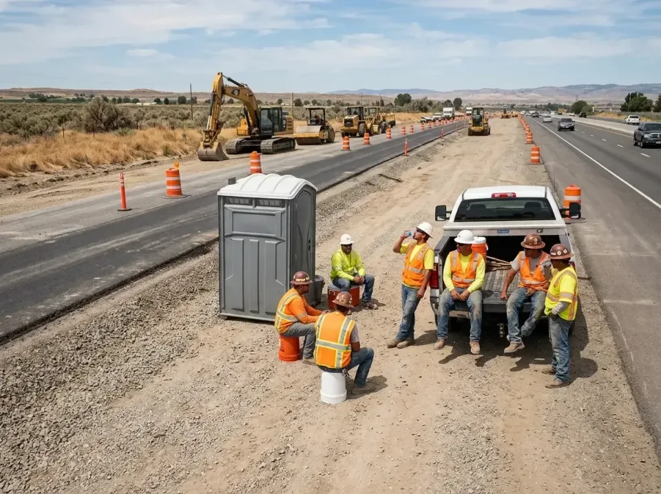 highway-road-construction-crew-007 — frequently asked questions, Porta Potty and Restroom Rentals in Tumwater, WA